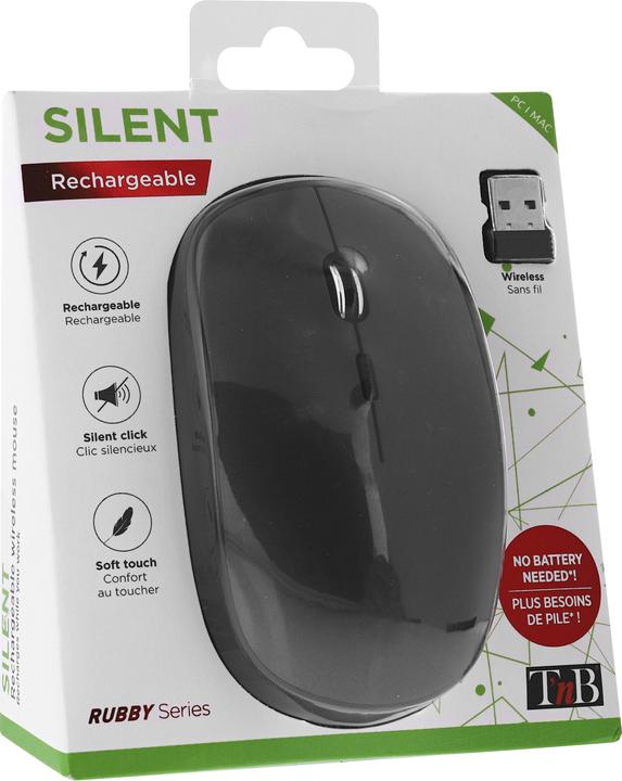 Image du produit T'nB Souris sans fil Rubby (Noir) (Sans fil)
