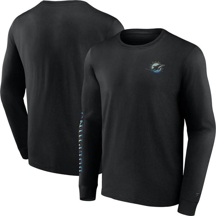Produktbild Fanatics Miami Dolphins Gradient LS Crew T-Shirt M (M)