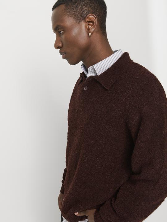 Actual product image Jack & Jones Jprwinter Knit Boucle Polo Styd Aw24 (S)