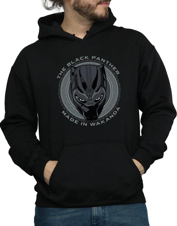 Actual product image Black Mens Made In Wakanda Cotton Hoodie (XL)