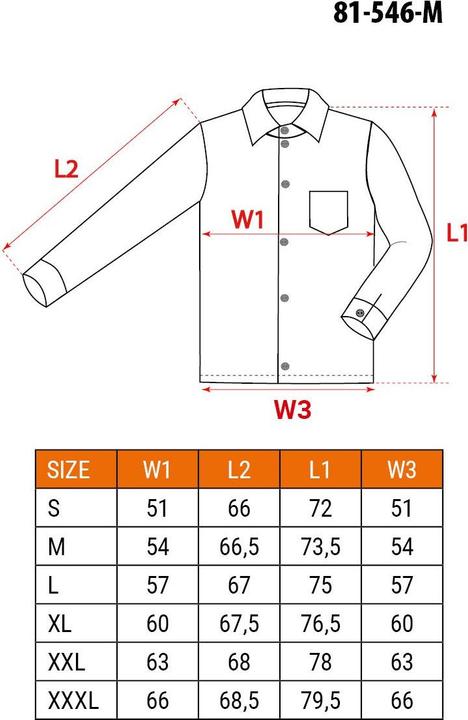 Valeurs nutritives et ingrédients Neo chemise en flanelle, vert, taille M (M)