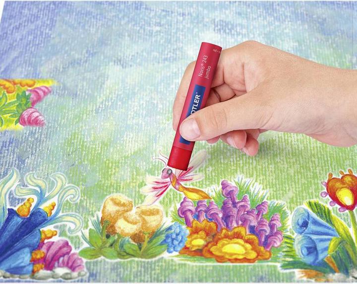 Produktbild Staedtler Noris jumbo 243 Öl-Pastellkreide Kartonetui mit 24 Stück, sortiert (Sortiert, 24 x)
