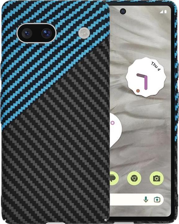 Productafbeelding Techsuit - Carbonite FiberShell - Google Pixel 7a - Blue Pulse (Google Pixel 7a)