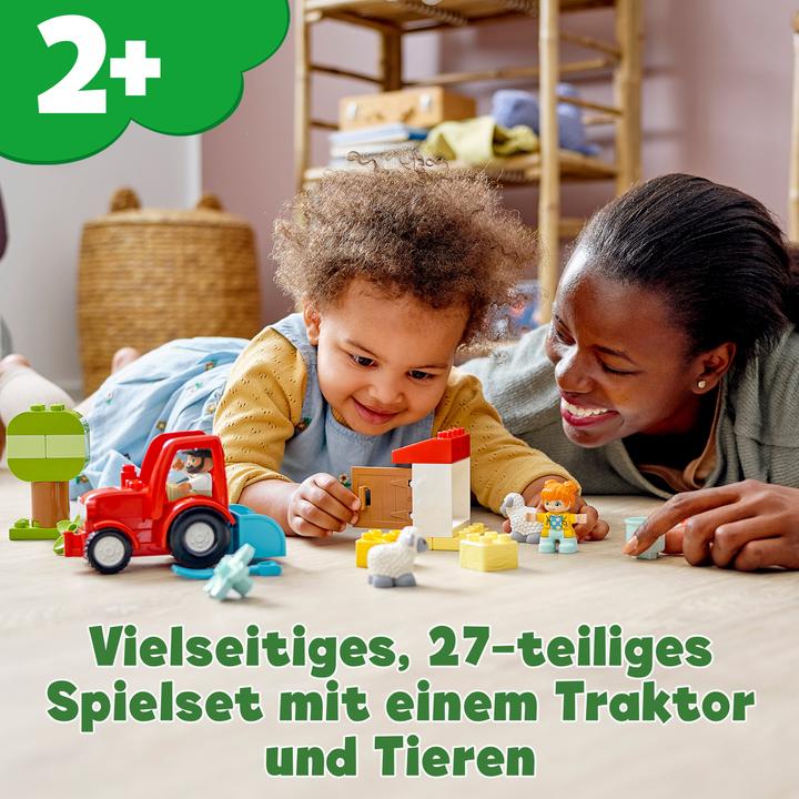 Image du produit LEGO Tracteur et soins aux animaux (10950)
