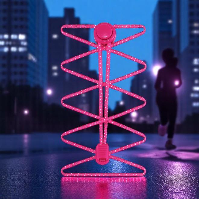 Image du produit LaceGodZ 1 Paar ReflectLite Series elastische, reflektierende Schnürsenkel (100 cm)