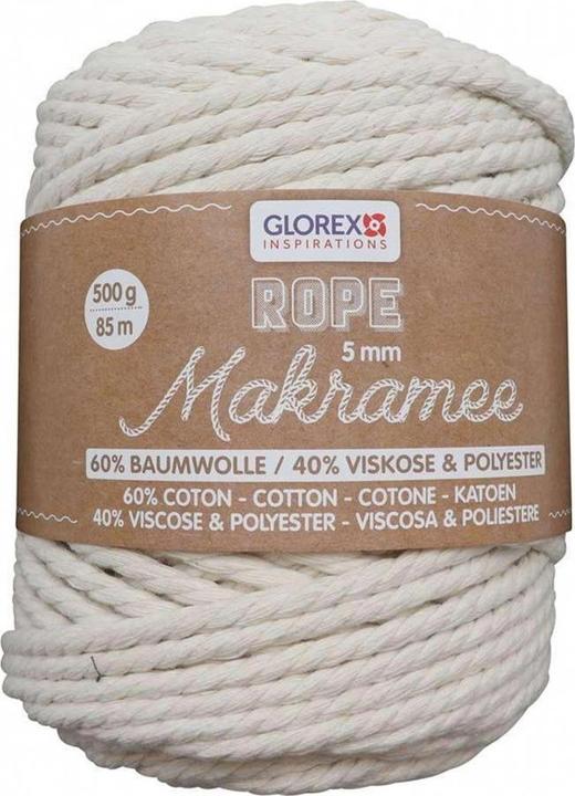 Glorex Corde de macramé (85 m)
