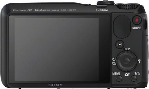 Actual product image Sony DSC-HX20V, 20x WW zoom, 3D, GPS, FullHD (1/2,3'')