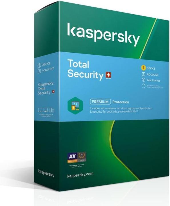 Produktbild Kaspersky Total Security (1 PC) (12 Monate)