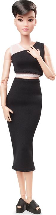 Barbie Signature Looks Puppe: Petite (kurze schwarze Haare)