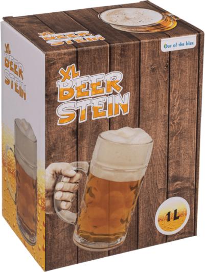 Image du produit Ootb XL Glas-Bierkrug, 10,5 x 20 cm (1 l, 1 x)