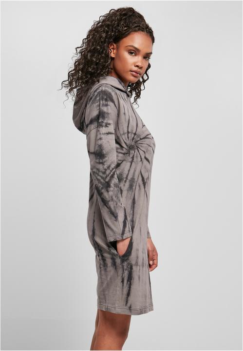 Actual product image Urban Classics Ladies Oversized Tie Dye Hoody Dress (XS)