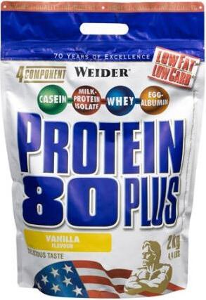 Actual product image Weider Protein 80 Plus (Vanilla, 1 pcs., 2000 g)