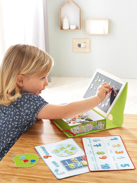 Image du produit Haba Boîte de jeu magnétique 1, 2, compteur (Allemand, Anglais, Espagnol)