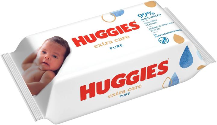 Actual product image Huggies Wet wipes Pure Extra Care single pack 56 pieces (56 Piece)