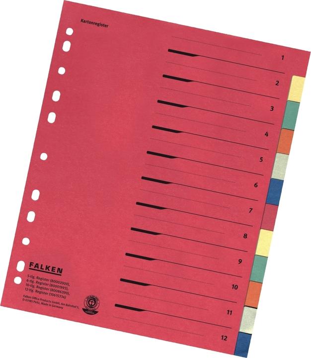 Actual product image Falken Register cardboard