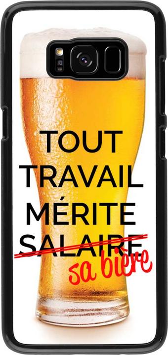 Produktbild PhoneLook Hülle Tout travail mérite sa bière (Samsung Galaxy S8)