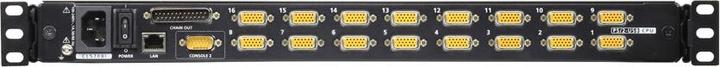 Actual product image Aten CL5716IN CH KVM over IP Switch 16-Port 19"-LCD (PS/2-USB VGA) CH-Layout