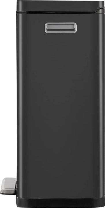 Produktbild EKO Treteimer X-Cube Tretmülleimer rechteckig 30 L schwarz mit extra breitem Pedal, gedämpftem Deck (30 l)