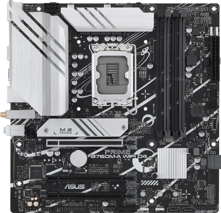 ASUS PRIME B760M-A WIFI D4 (LGA 1700, Intel B760, mATX)
