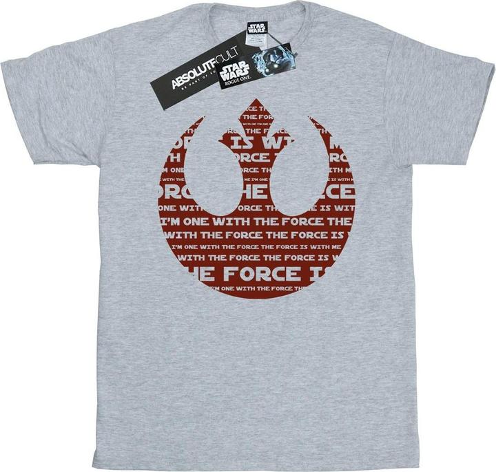Immagine prodotto Star Wars Rogue One I'm One With The Force Alliance Emblem Red Maglietta Uomo (3XL)