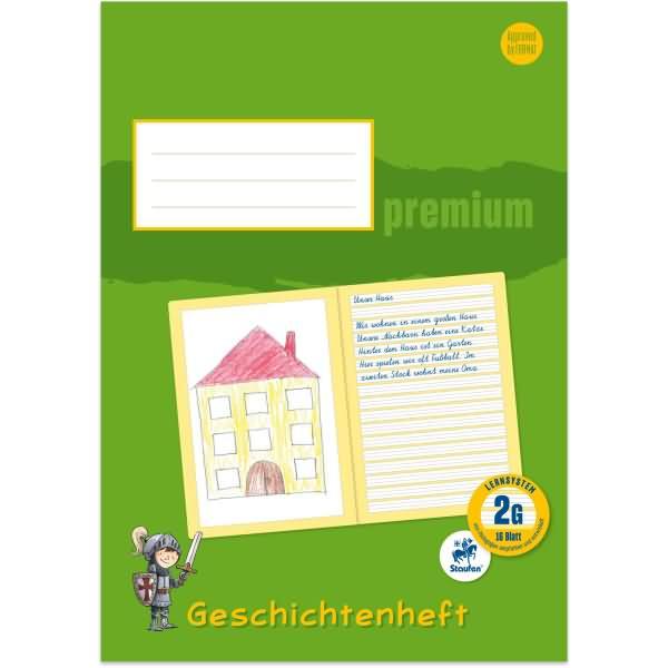 Immagine prodotto Staufen Storybook Premium a righe 2G foderato DIN A4 senza margini, 16 fogli (A4, Nessuna, Copertina rigida)