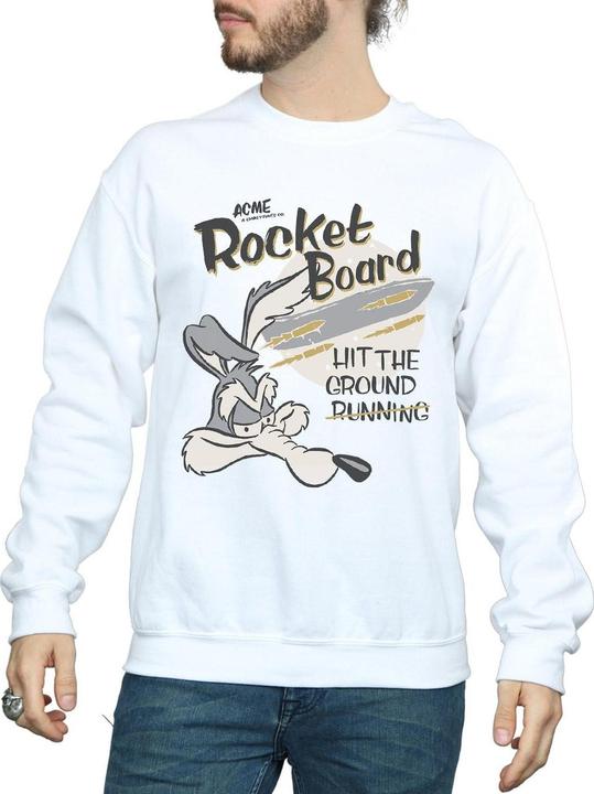 Immagine prodotto Looney Tunes Wile E Coyote Rocket Board Felpa Uomo (S)