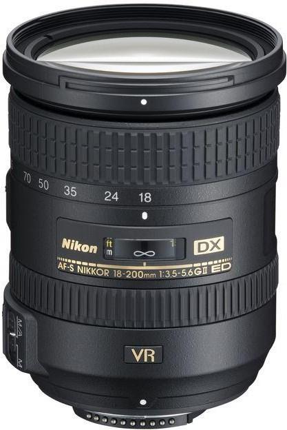 Produktbild Nikon AF-S Nikkor 18-200mm f/3.5–5.6 G ED DX VR II (Nikon DX, APS-C / DX)