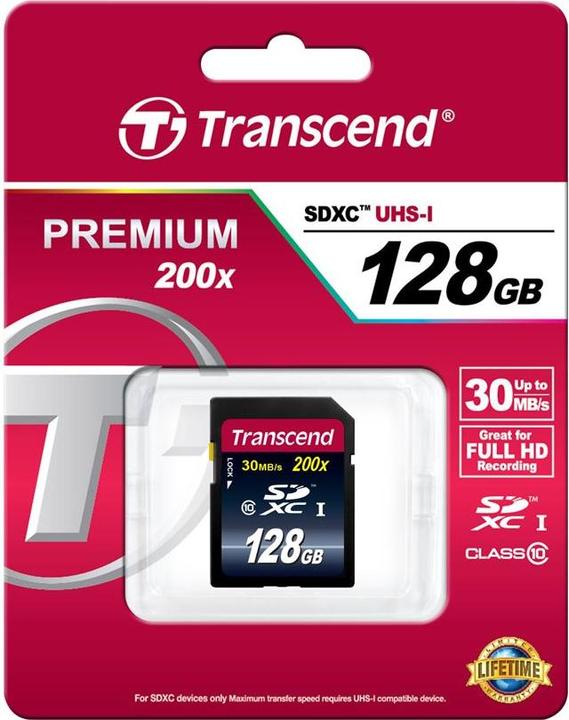 Produktbild Transcend SDXC Ultimate 600x (64 GB, SDXC, U1, UHS-I)