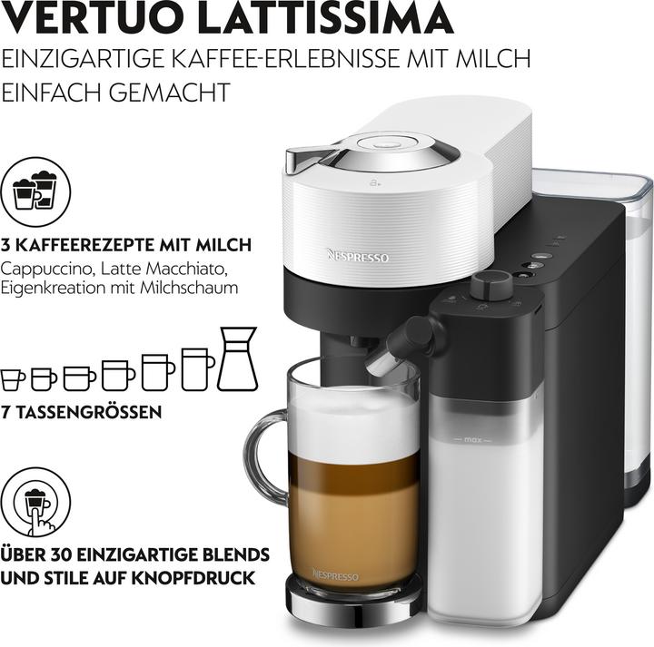 Image du produit De'Longhi Nespresso Vertuo Lattissima (NESPRESSO Vertuo)