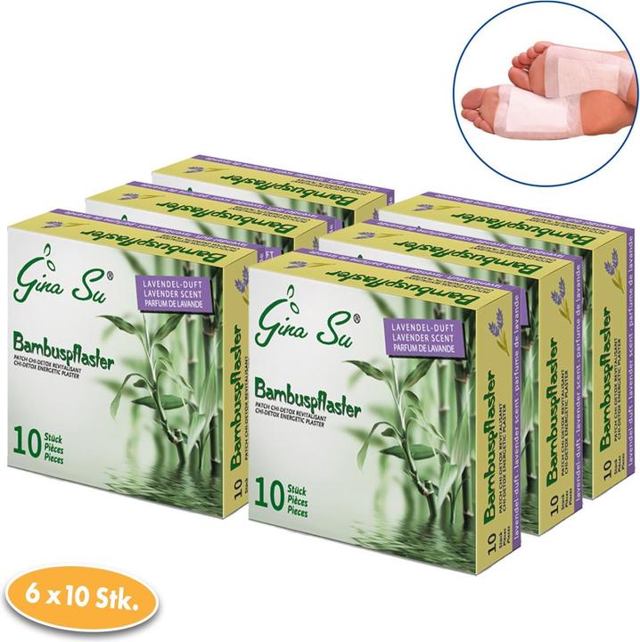 Immagine prodotto Gina Su Cerotti di bambù al profumo di lavanda (Crema piedi e gel piedi)