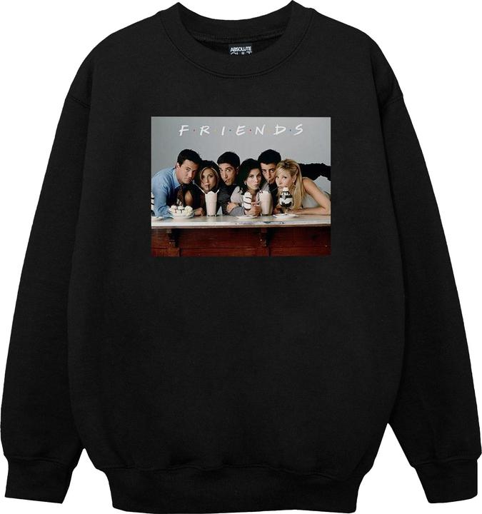 Actual product image Friends Girls Group Photo Milkshakes Sweatshirt (140, 146)