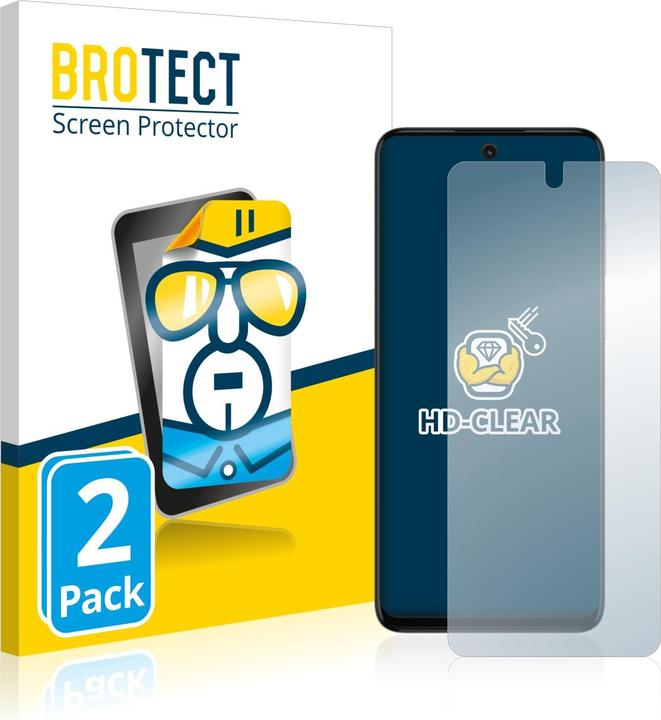 Actual product image BROTECT Screen Protector Clear (2 Piece, Motorola Moto G32)