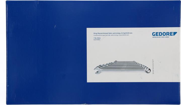 Actual product image Gedore 7 XLGEDORE Combination spanner set extra 822 (22 mm)