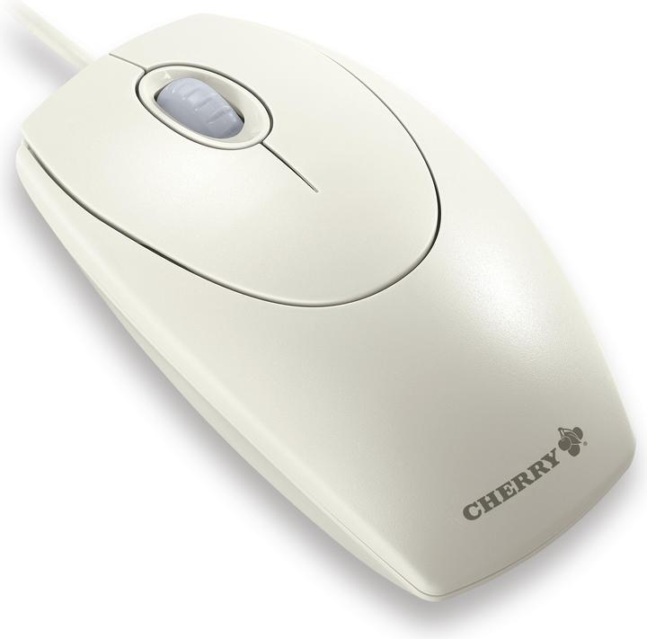 Image du produit CHERRY Souris à roulettes gris clair (Filaire)