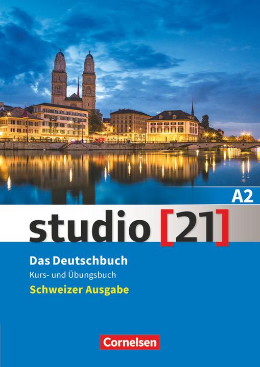 Image du produit studio (21) A2. Schweizer Ausgabe. Kurs- und Übungsbuch mit Lösungen (Allemand, Hermann Funk, Christina Kuhn, Oliver Bayerlein, Britta Winegrower-Kiontke, Silke Demme, Carla Christiany, 2017)