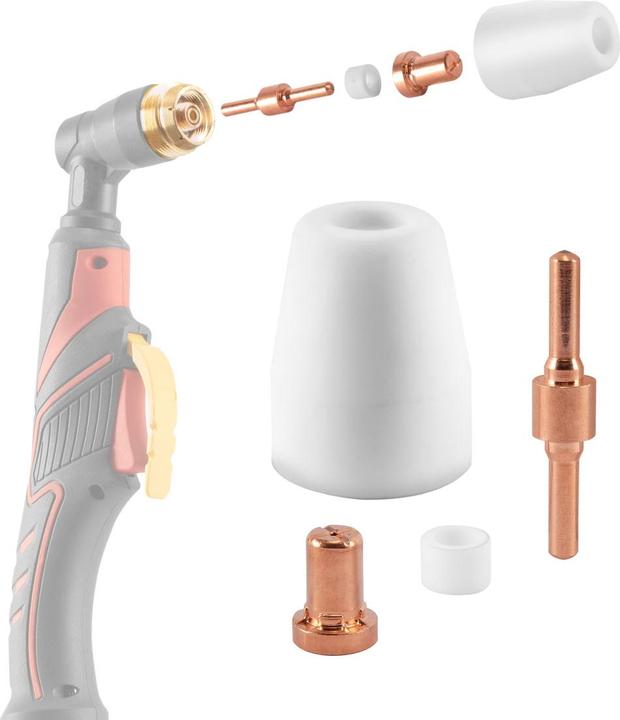 Produktbild Stahlwerk Verschleissteile Set 60 Teile für Plasmaschneider PT-31 Plasmazubehör