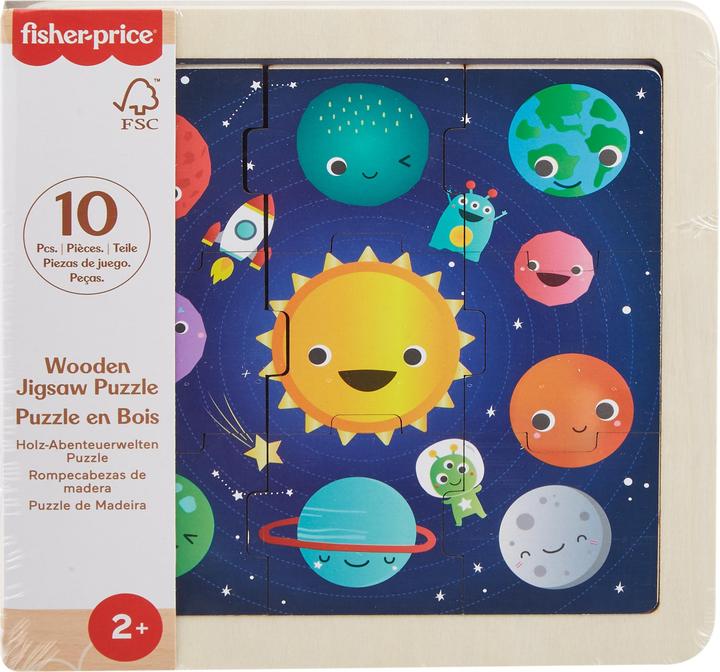 Actual product image Fisher-Price Wooden Jigsaw Puzzle (9 pieces)