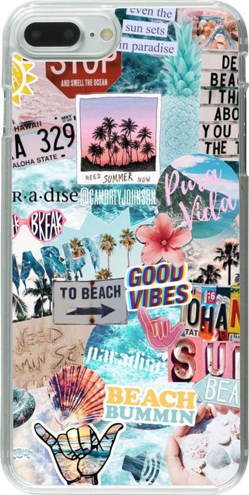 Produktbild PhoneLook Hülle transparent Summer 20 collage (Apple iPhone 7 Plus)