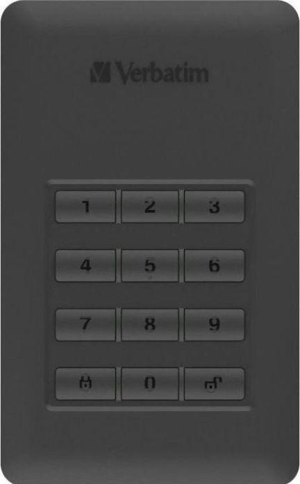 Actual product image Verbatim external HDD drive USB 3.1 Secure (1 TB)