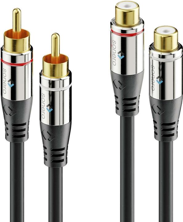 Sonero Cavo audio Cinch (15 m, Estensione)