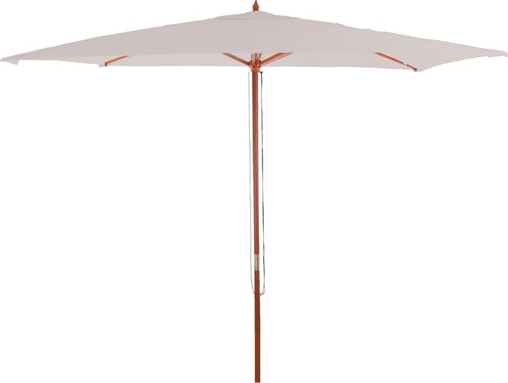 Image du produit Swisshandel24 Parasol en bois Parasol de marché, rectangulaire 2x3m crème - 19651 (2 m)