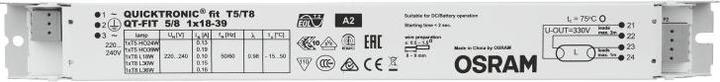 Image du produit Osram QT-FIT 5/8 1X18-39