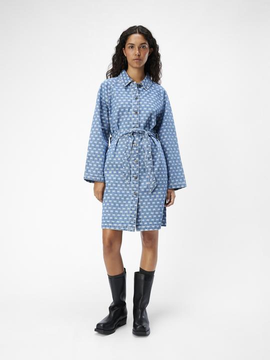 Produktbild Object Gemusterte Jeanskleid (M)