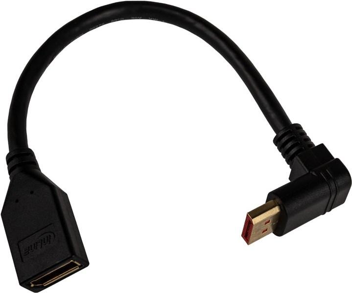 Produktbild InLine DisplayPort 1.4 Adapterkabel ST/BU (0.15 m, DisplayPort)
