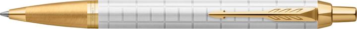 Actual product image Parker Ballpoint pen IM Premium Pearl G.C. M (Gold, White, 1 x)