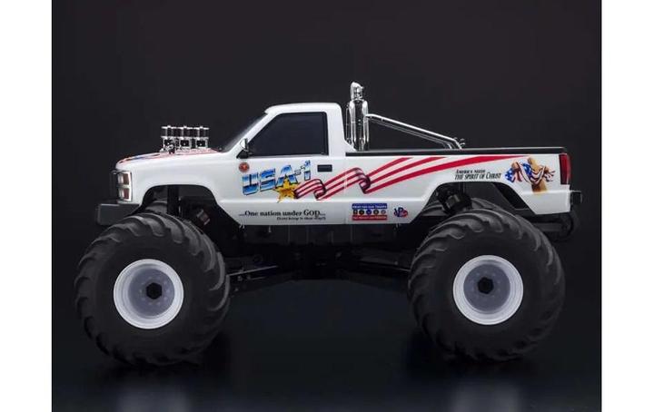 Immagine prodotto Kyosho Monster Truck USA-1 VE, 4WD ARTR, 1:8 (RTR pronto all'uso)