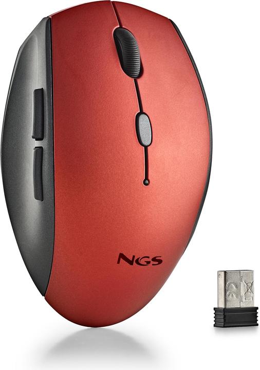 NGS Souris Sans Fil Bee (Rouge) (Wireless)