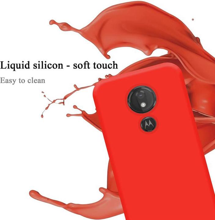 Actual product image Cadorabo TPU Liquid Silicone Case Cover (Motorola Moto G7 Power)
