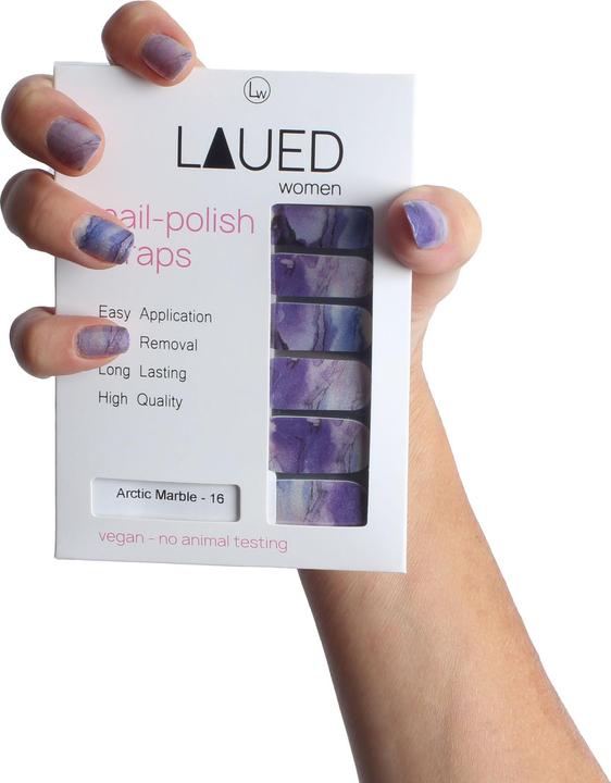 Actual product image Vargu marble (Artificial nails, Artic Marble)