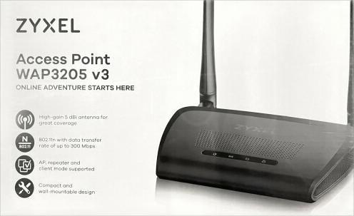 Actual product image Zyxel WAP3205 v3